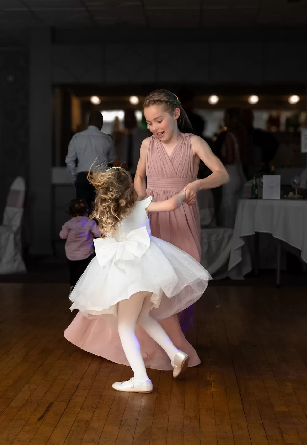 Photograph of Children dancing at a Wedding